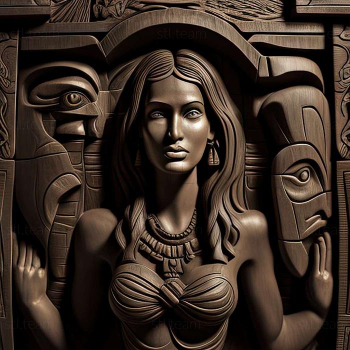 3D model Lara Croft and the Temple of Osiris game (STL)